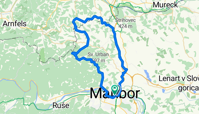 Route in Maribor