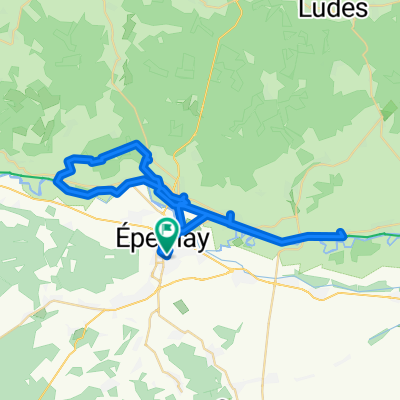 Route in Epernay