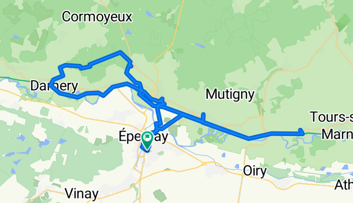 Route in Epernay