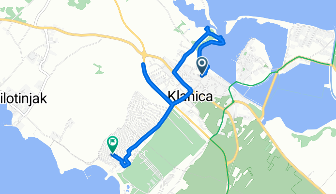 Ulica Vjekoslava Maštrovića, Nin do Zaton