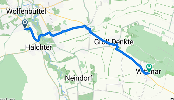 Monplaisir, Wolfenbüttel nach Kastanienallee, Wittmar