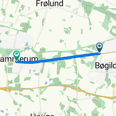 Bøgildvej, Ikast to Hammerum Hovedgade, Herning