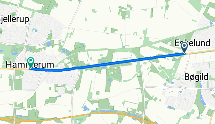 Bøgildvej, Ikast to Hammerum Hovedgade, Herning