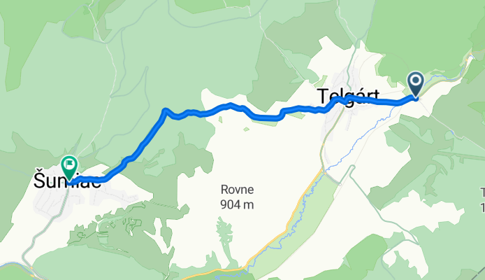 Telgárt, Telgárt až Kráľovohoľská cesta, Šumiac