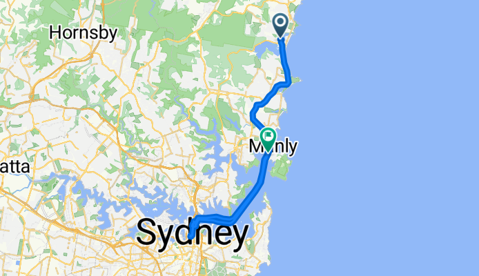 Lido Avenue to Manly Wharf