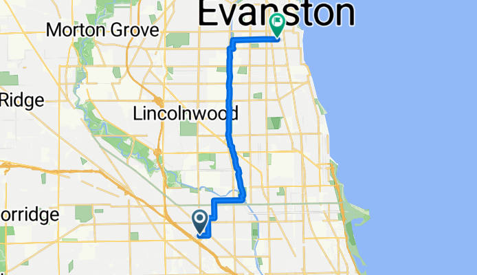 W Belle Plaine Ave, Chicago to Sherman Ave, Evanston
