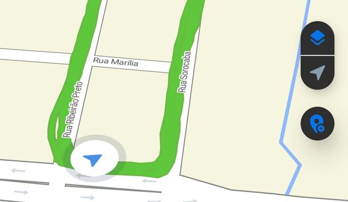 Foto 2 der Bikemap-Route "De Rua Ribeirão Preto a Rua Ribeirão Preto"