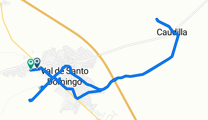 Calle de Saturnino López López, Santo Domingo-Caudilla a Calle de Saturnino López López, Santo Domingo-Caudilla