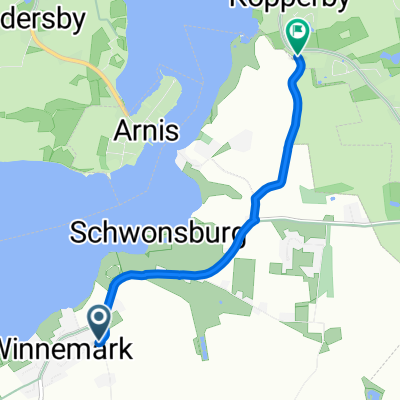 Rebelswisch, Winnemark nach Faaborgweg, Kappeln