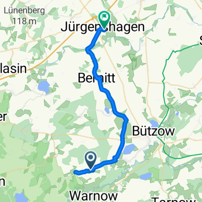Lindenstraße, Baumgarten nach Am Sport­platz, Jürgenshagen