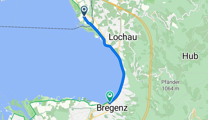 Lindau Camping nach Bregenz
