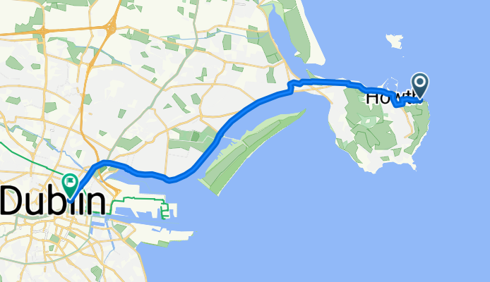 MidlifeCycle 2025 - Day 1 - Ride 2 -  Howth to Dublin City Centre