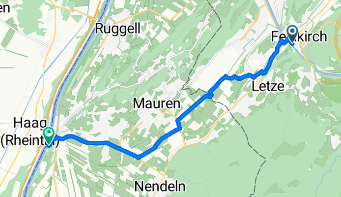 Leonhardsplatz, Feldkirch nach Rheindamm, Gemeinde Gamprin