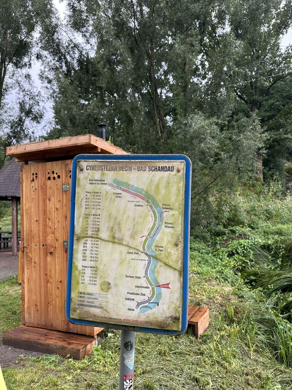 Zum Mittelhangweg, Bad Schandau nach Prostřední Žleb, Děčín