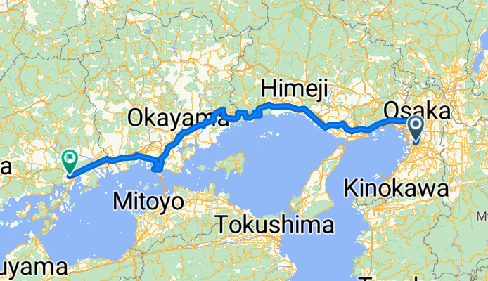 Osaka to Fukuoka