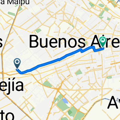 De Ruiz de los Llanos a Avenida Rivadavia