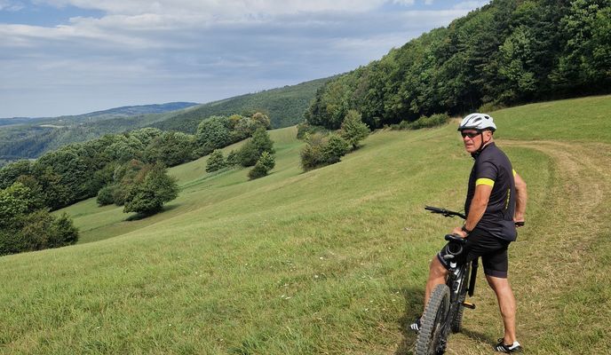 Photo 1 of the Bikemap route "Na vinohrady do Na vinohrady" Photo 1 of the Bikemap route "Na vinohrady do Na vinohrady"