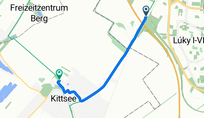 Petržalka, Bratislava V až Ostösterreichischer Grenzlandweg, Kittsee