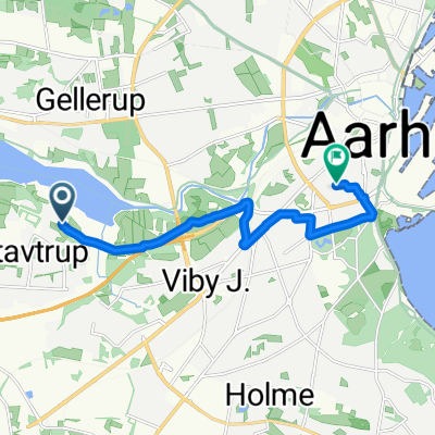 Bispevej, Viby J to Stadion Allé, Aarhus C