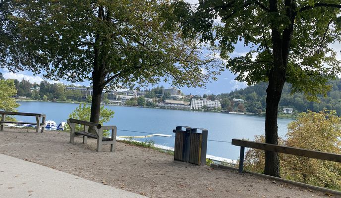 Foto 2 del percorso Bikemap "Savska cesta, Bled až Kolodvorska cesta, Bled" Foto 2 del percorso Bikemap "Savska cesta, Bled až Kolodvorska cesta, Bled"