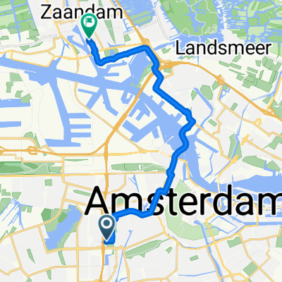 Nachtwachtlaan, Amsterdam to Hanenpad, Zaandam
