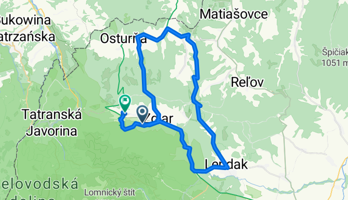 Ždiar, Ždiar to Ždiar, Ždiar