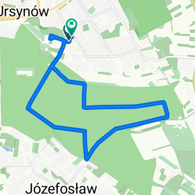 Leśna trasa 10km + troszkę z boku