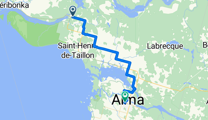 From Sainte-Monique-Lac-Saint-Jean to Alma