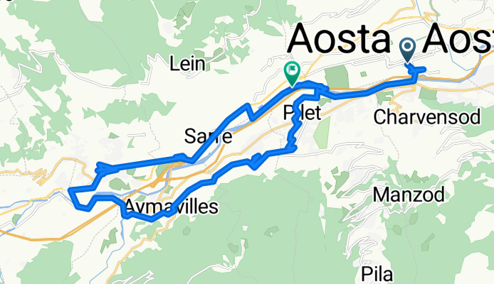 Da Strada Pont-Suaz a Frazione La Grenade