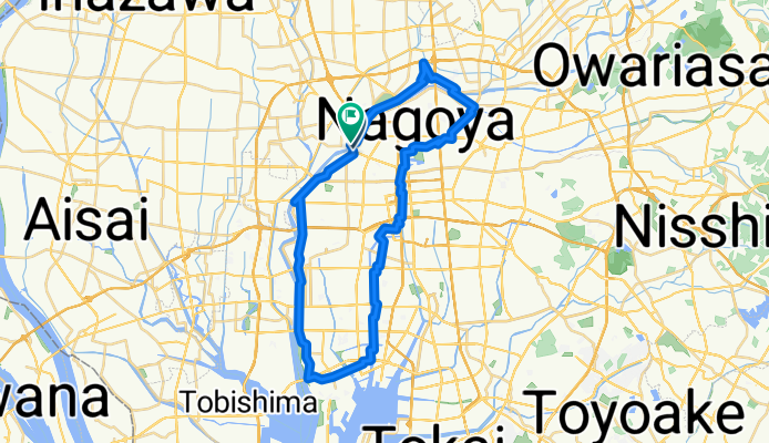 名古屋川沿いルート