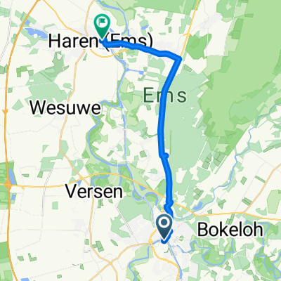 Markt, Meppen nach Neuer Markt, Haren (Ems)