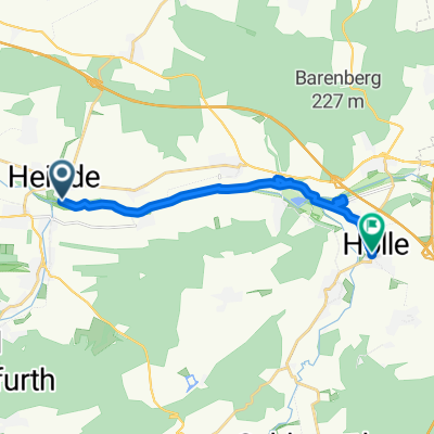 Mühlenweg 8A nach Holle Marktstraße