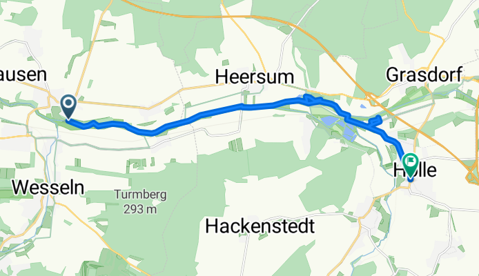 Mühlenweg 8A nach Holle Marktstraße