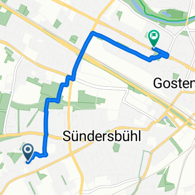 Guerickeweg, Nürnberg nach Fürther Straße, Nürnberg