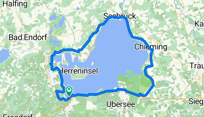 Chiemsee Radweg von Felden