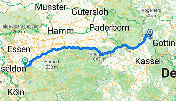 Von Wesertal bis Wuppertal