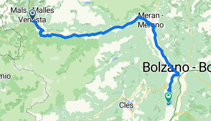 Von Glurns bis Kaltern an der Weinstrasse