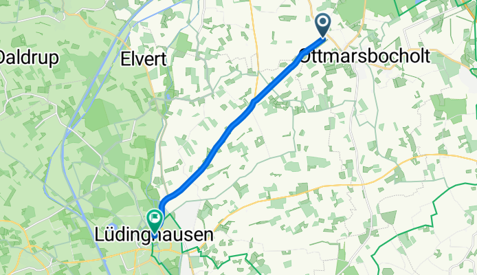 Kappenberger Damm, Senden to Hermannstraße, Lüdinghausen