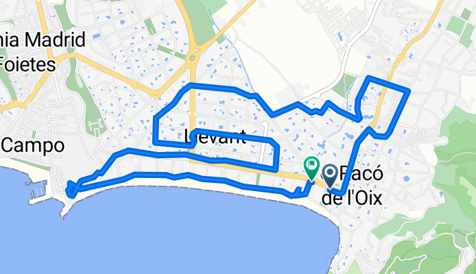 Avenida del Mediterráneo to Avenida del Mediterráneo