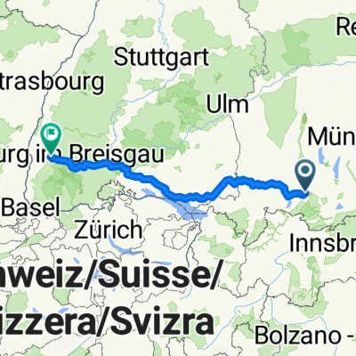 Kirchbergstraße, Wildsteig nach Bismarckallee, Freiburg im Breisgau