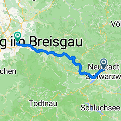 Titisee-Neustadt - Freiburg im Breisgau