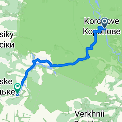 Набережная улица, Коропово до Западня