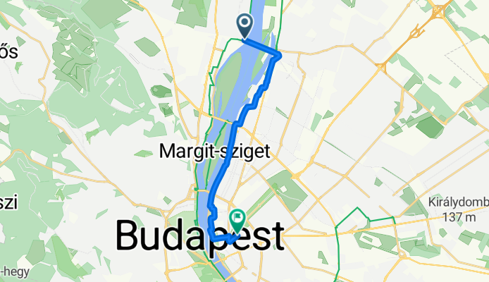 Gázgyár utca, Budapest to Király utca, Budapest
