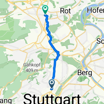 Heilbronner Straße nach Markgröninger Straße