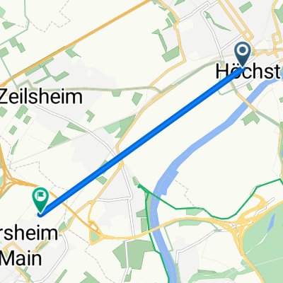 Albanusstraße nach Liederbacher Straße