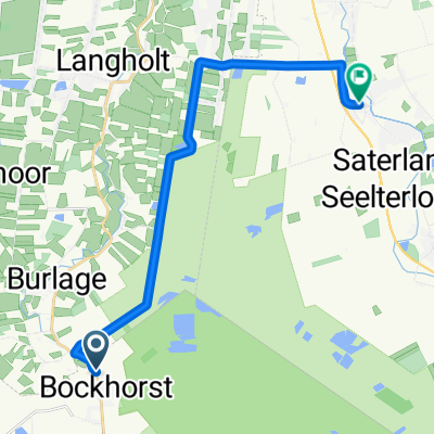 Hauptstraße, Bockhorst nach Hauptstraße, Saterland