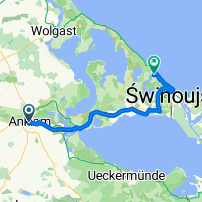 Anklam - Fähre Karnin - Heringsdorf