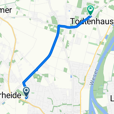 Stiftsallee, Minden nach Todtenhauser Dorfstraße, Minden
