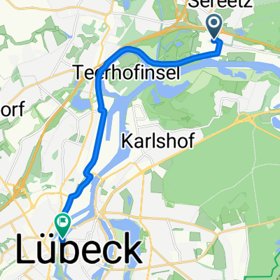 Kücknitz, Lübeck nach Beckergrube, Lübeck