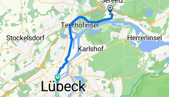 Kücknitz, Lübeck nach Beckergrube, Lübeck